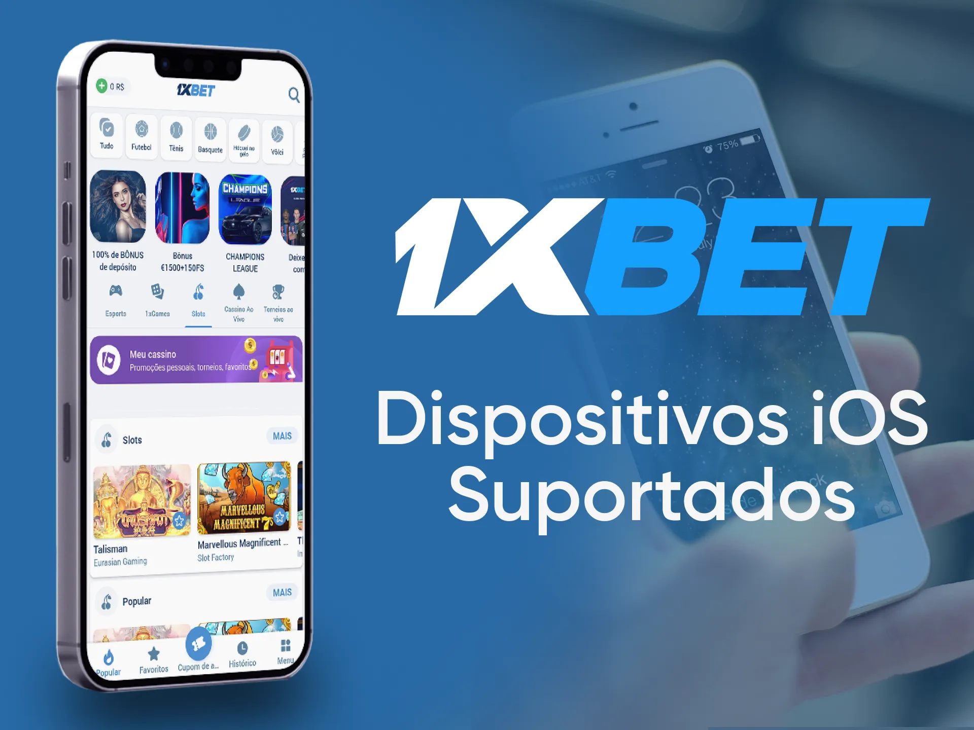 O aplicativo 1xBet está disponível como um download gratuito para dispositivos iOS.