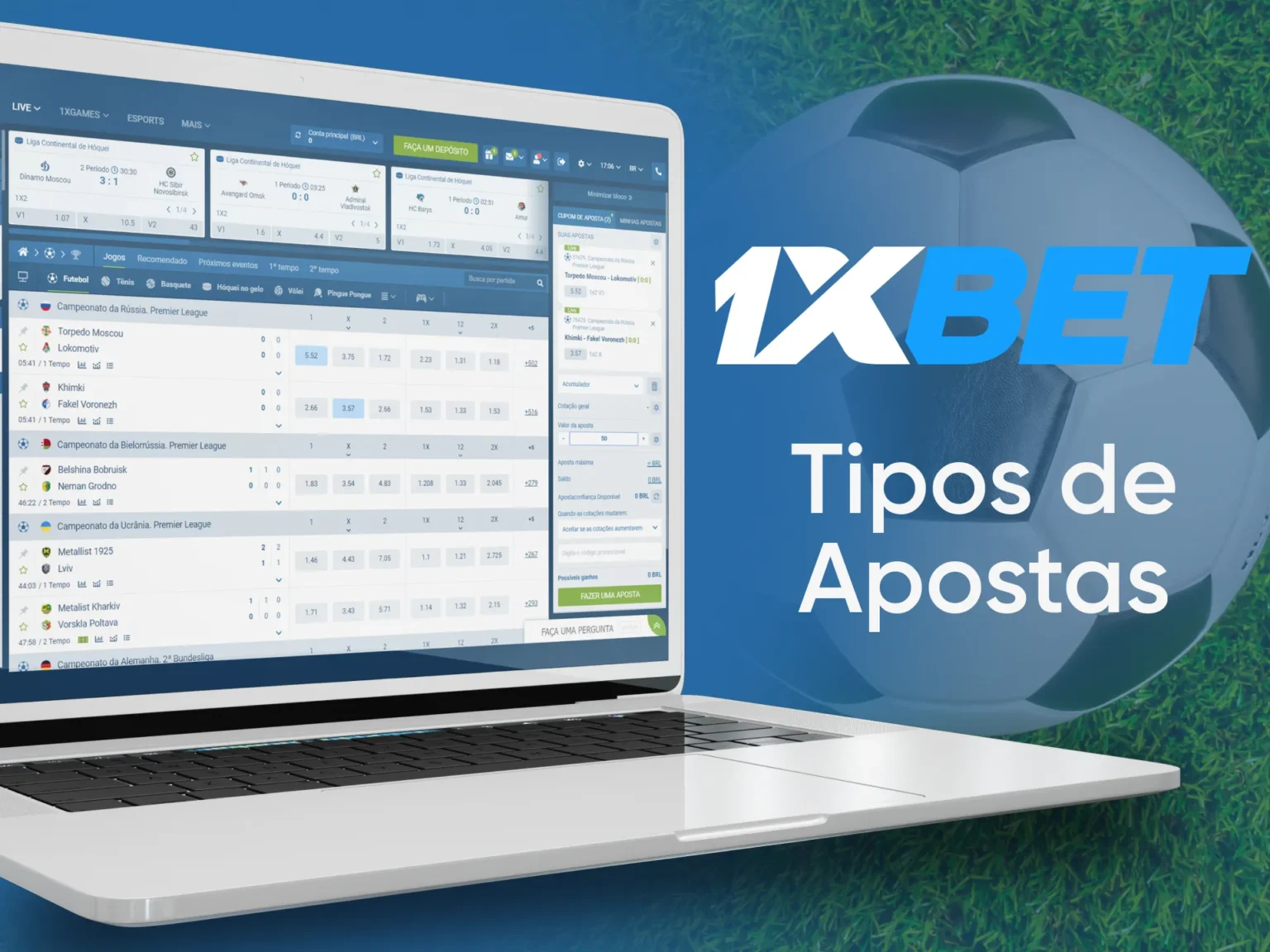 Tipos de Aposta no 1xbet