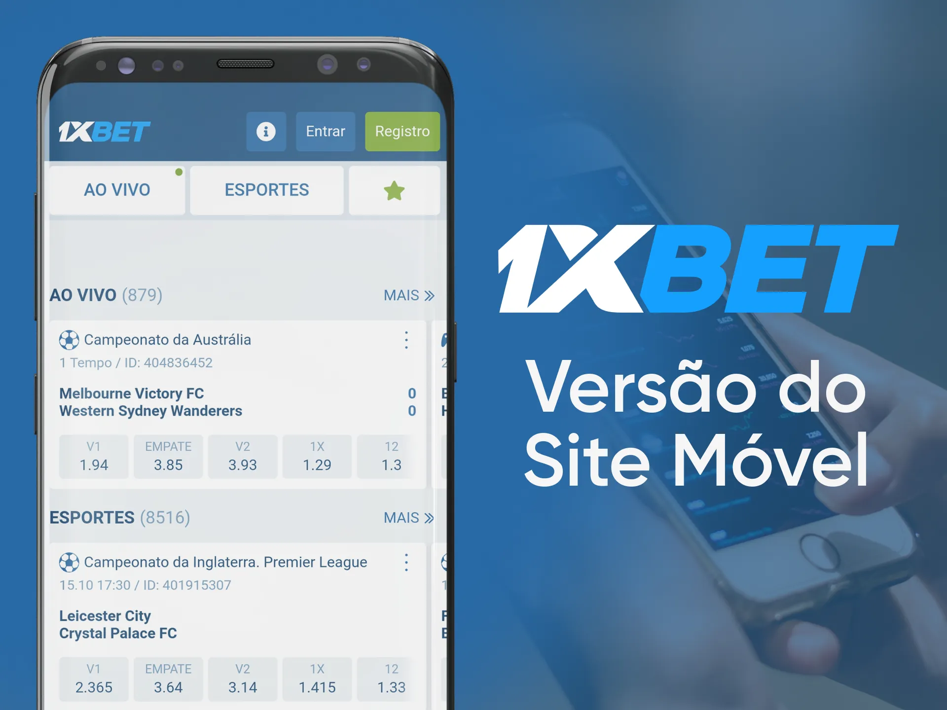 1xBet ao vivo: Aposte em tempo real