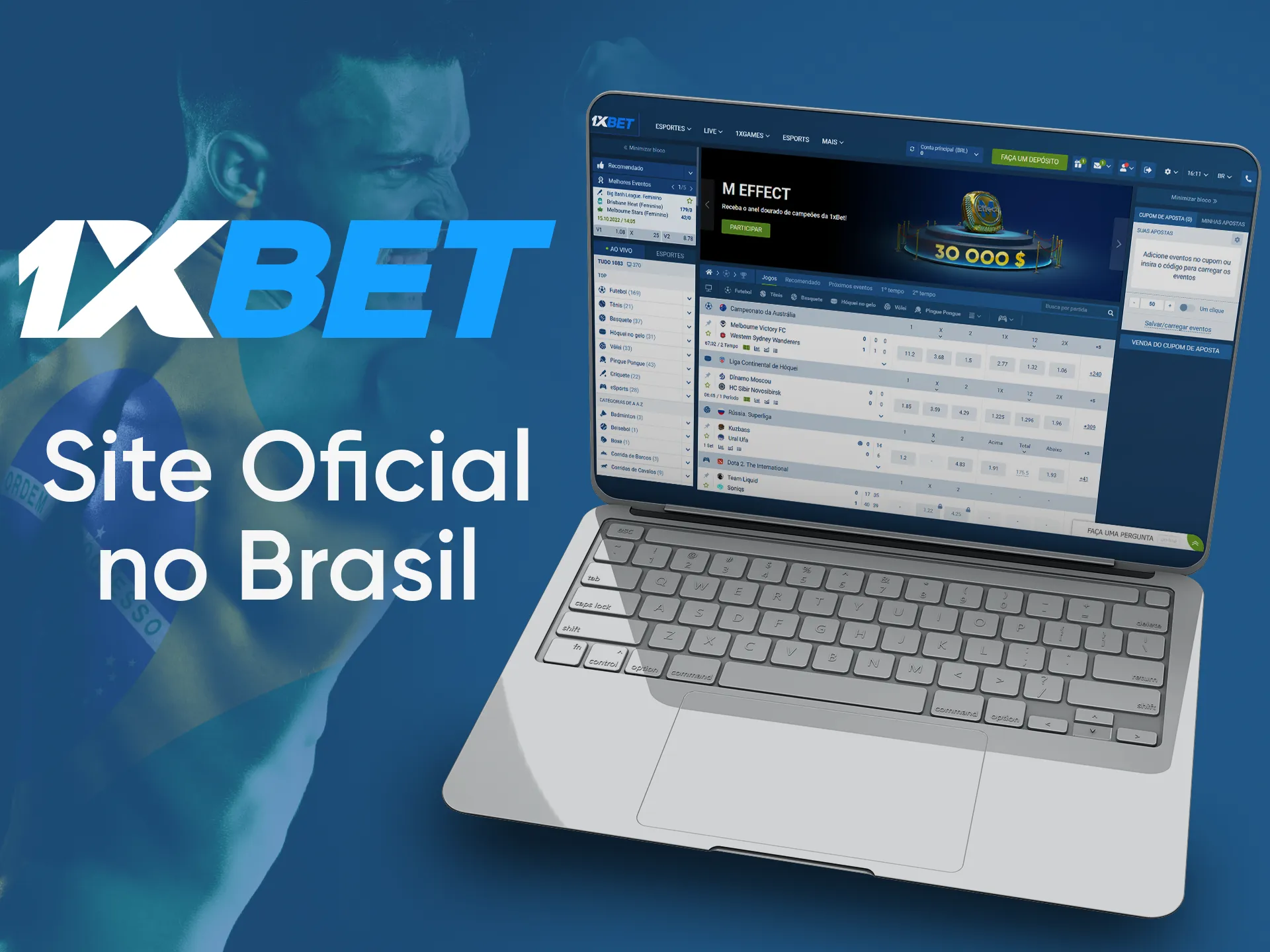 O site oficial da 1xBet está disponível para usuários do Brasil.